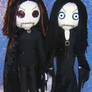 Vampire Couple Rag Dolls