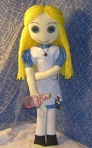 Alice in Wonderland Rag Doll