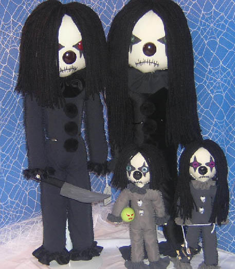 evil clown family rag dolls by Zosomoto on DeviantArt