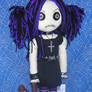 Gothy Girl Teddy Bear