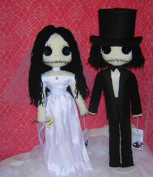 Creepy Dead Bride and Groom