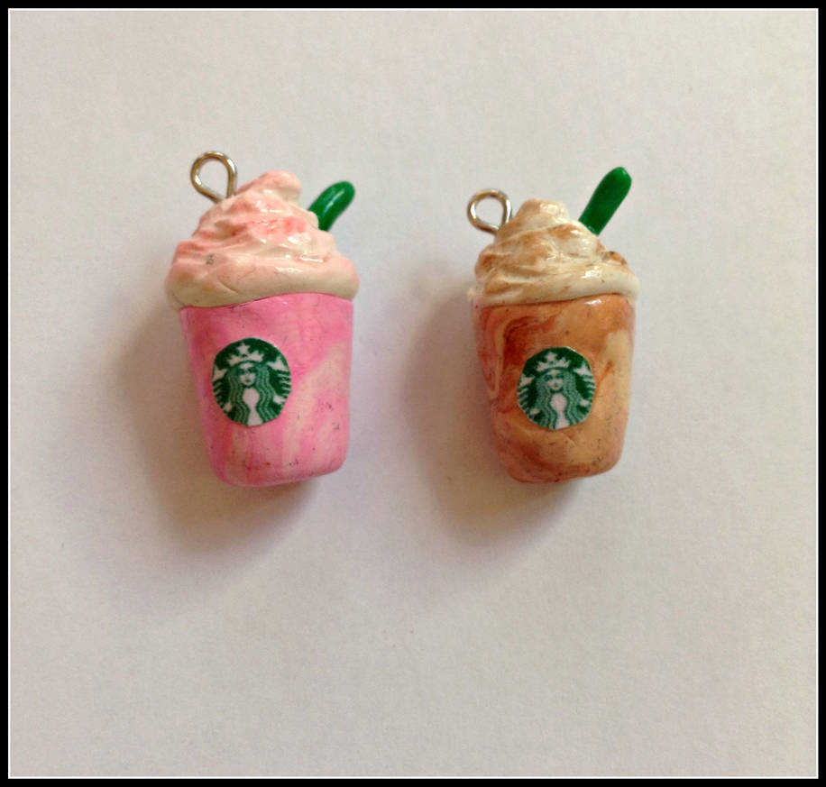 Starbucks Clay Charms by janelleLOVESudon on DeviantArt