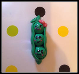 Polymer Clay Peapod