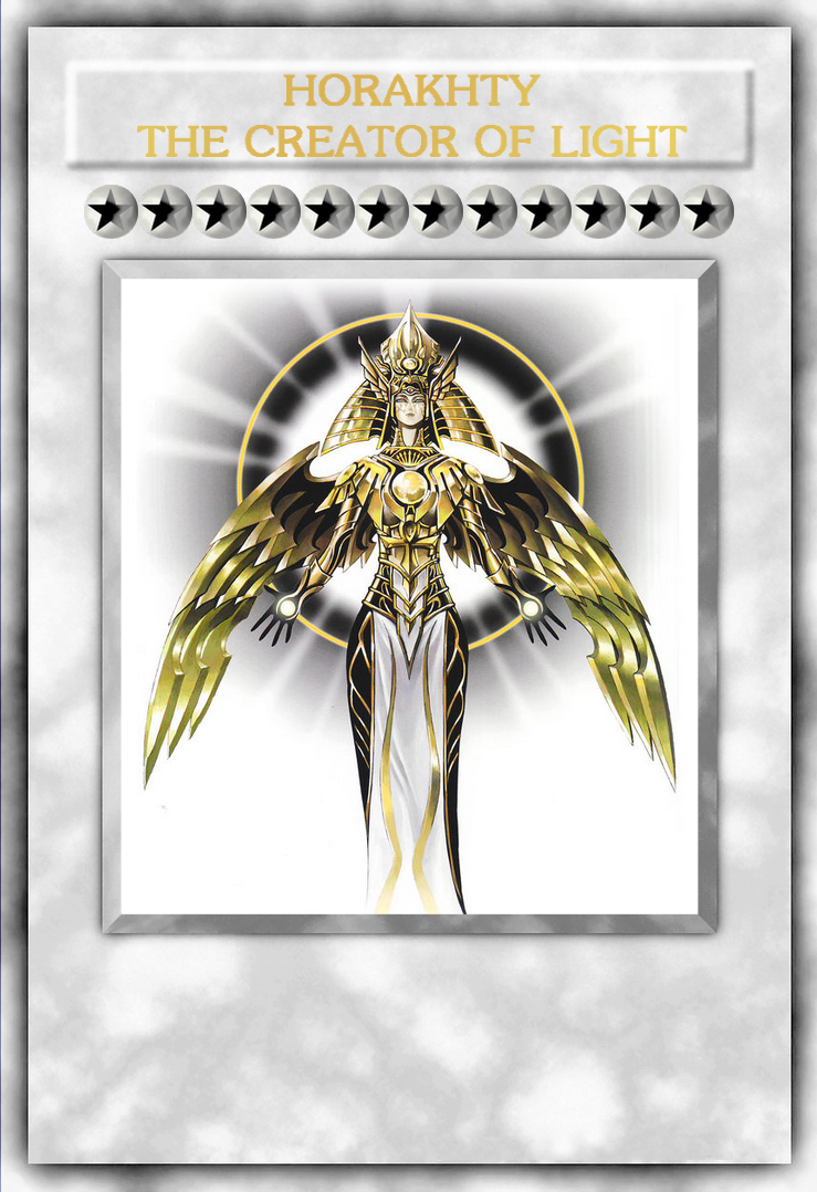horakhty yugioh card The Creator God of Light, Custom Golden Metal English New : Buy Online at Best Price in KSA The Creator God of Light,