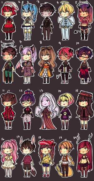 [CLOSED] - Adoptable Batch #1