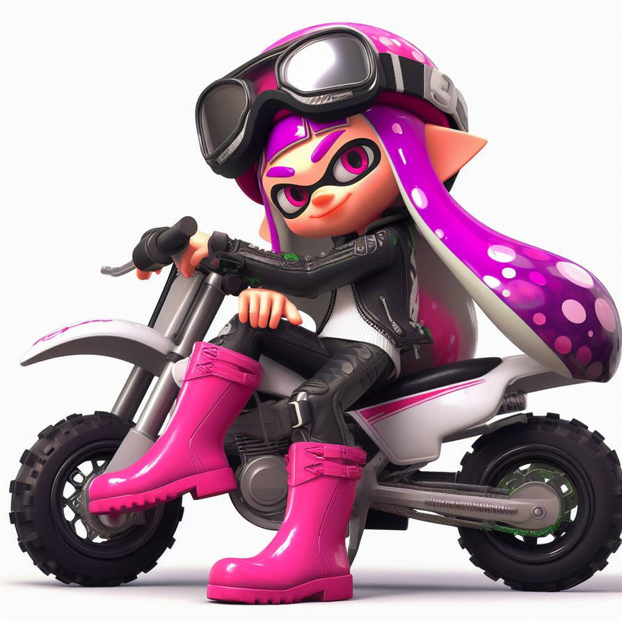 Biker Inkling Girl by JamieHodge on DeviantArt