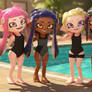 Swimming on a hot summer's day...