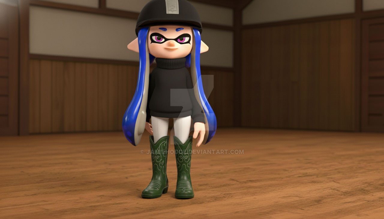 Riding Inkling Girl by JamieHodge on DeviantArt
