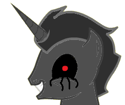 Creepypasta Steel Unicorn by darkbladebrony