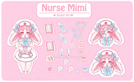 Nurse Mimi  ~Mock Sticker Sheet~