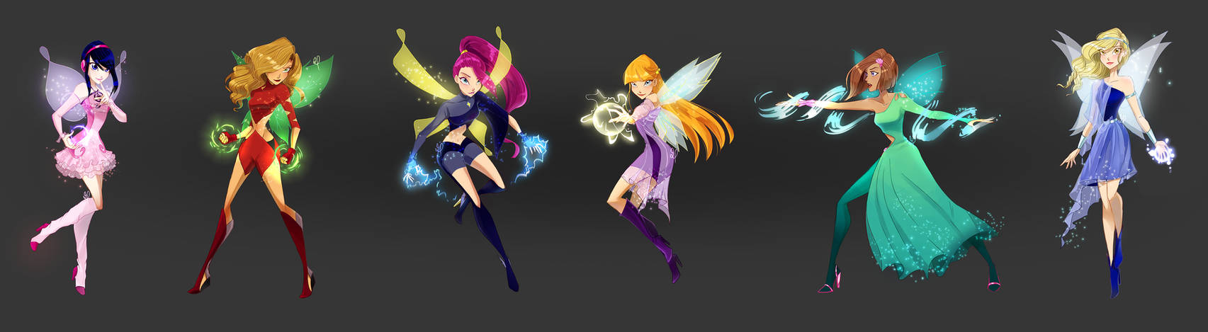 Almost Magical: Winx concept designs