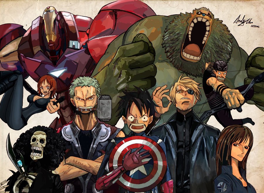 One Piece - Marvel's The Avenger's