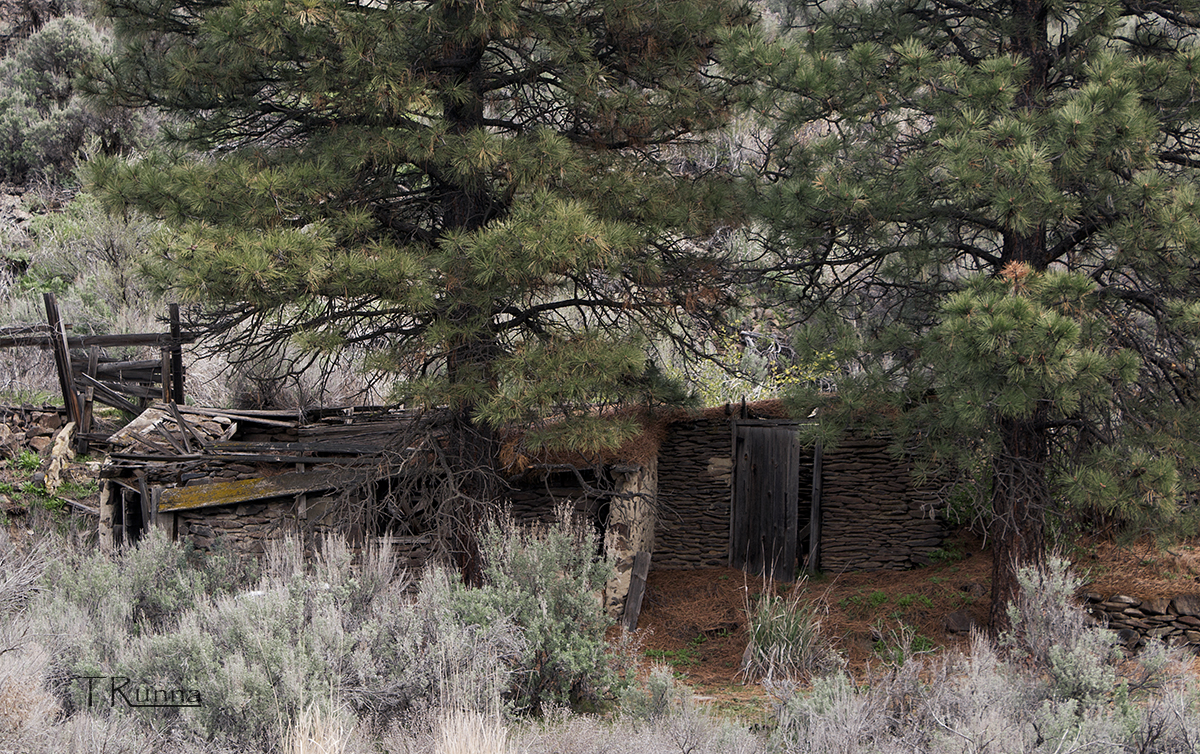 Stacked Stone Shed 