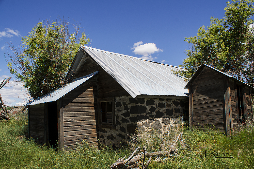 Stone Root Cellar and Outhouse