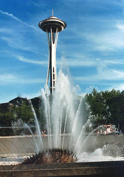 Space Needle and International Fountain