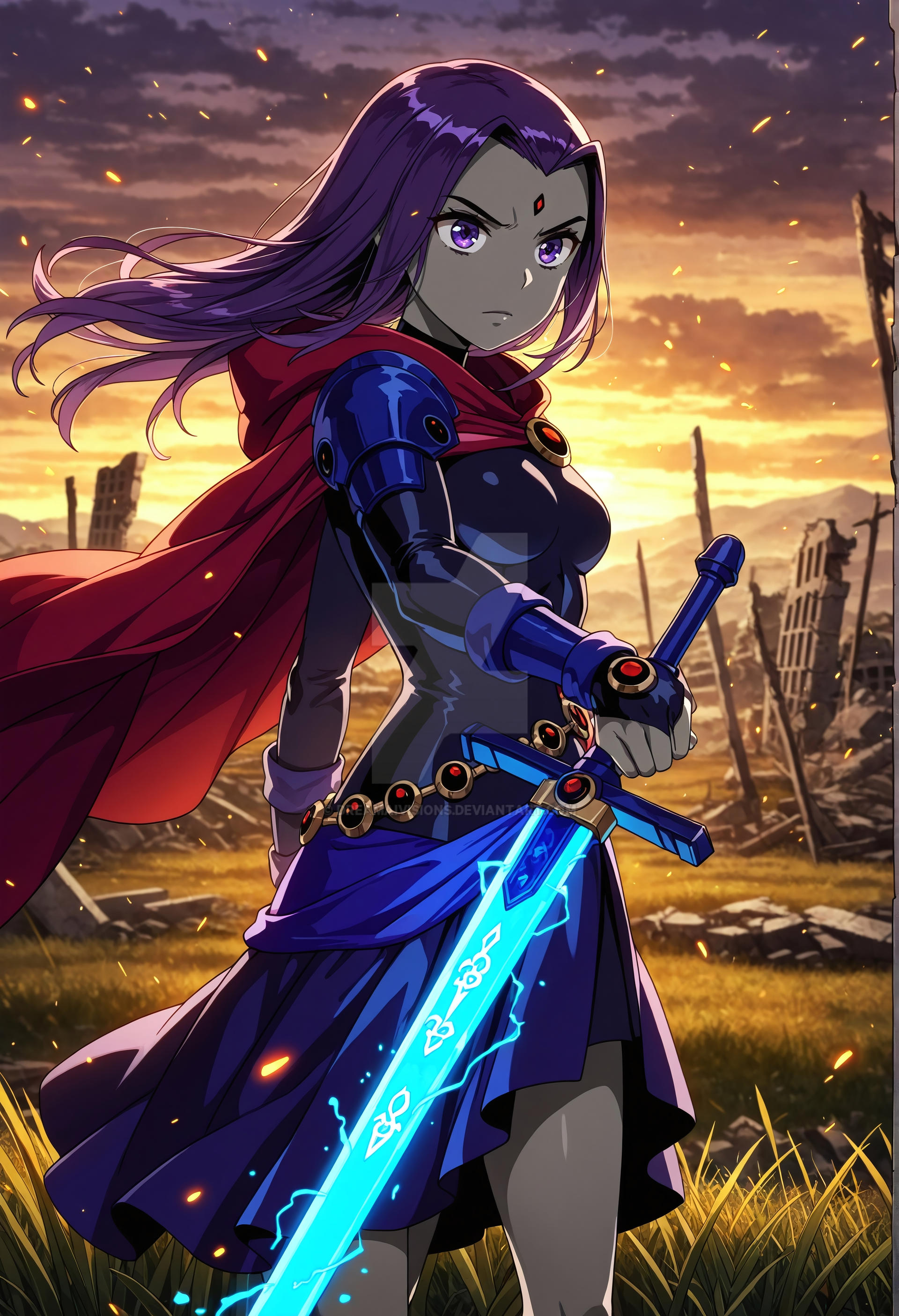 Raven - Blade of Destiny by DreamAiVisions on DeviantArt