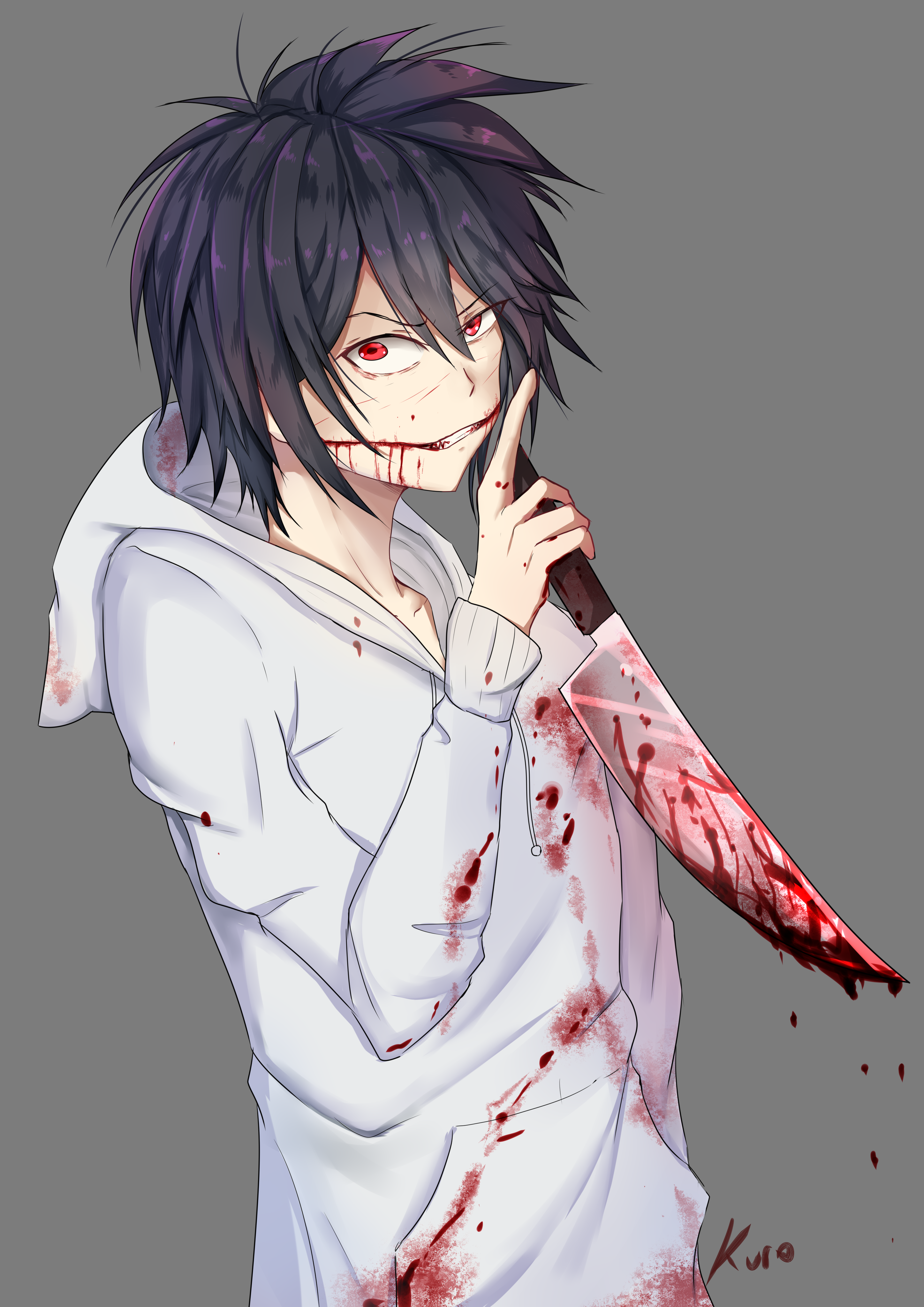 Jeff The Killer fanart by Kuroyamii6 on DeviantArt