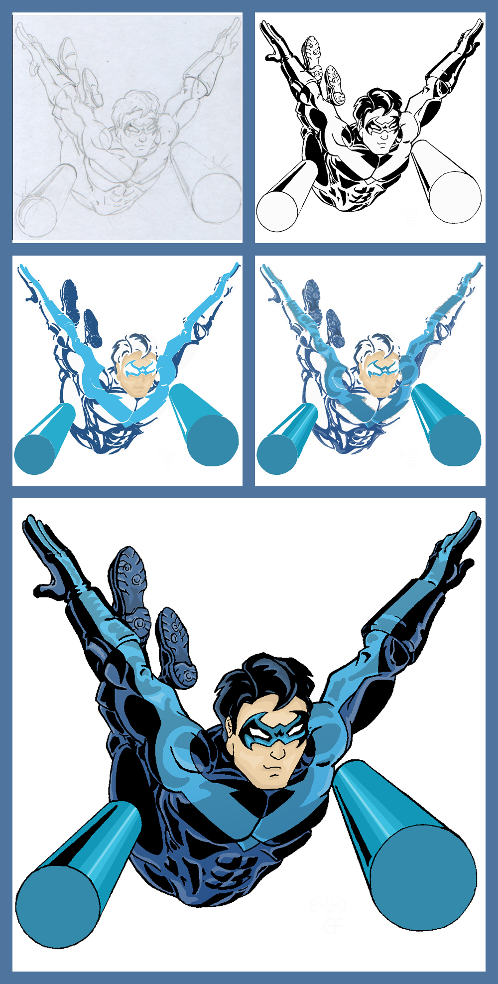 Nightwing - Process