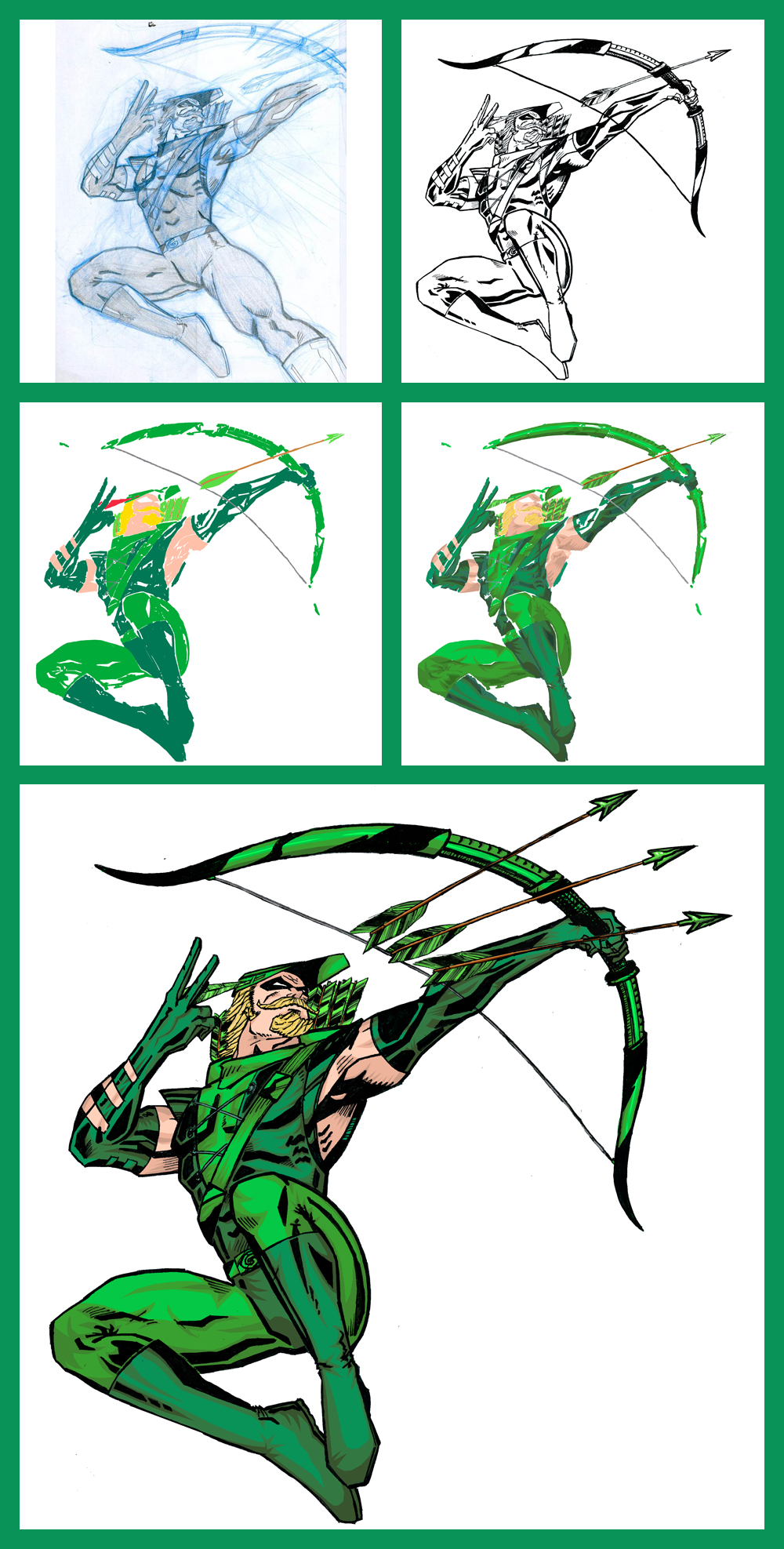 Green Arrow - Process