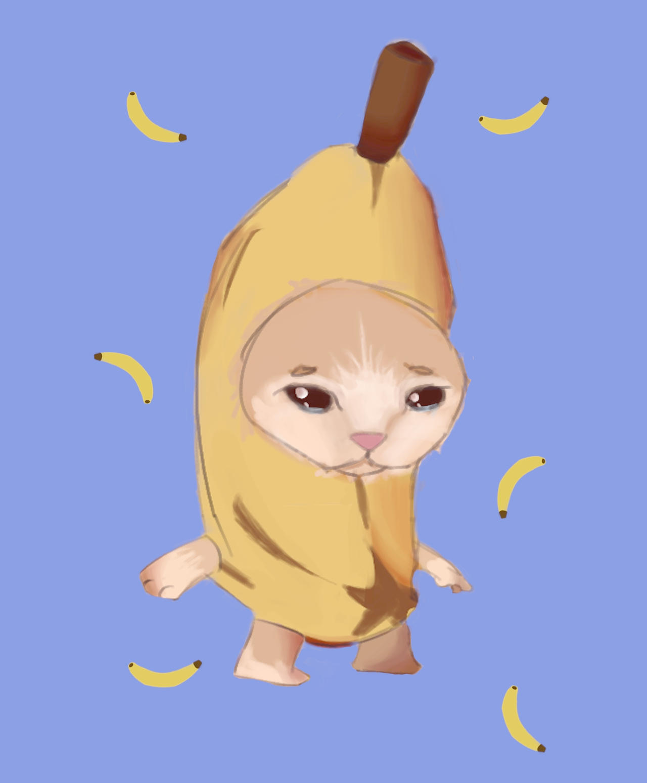Banana Cat By Dodgydogg On DeviantArt banana-cat-by-dodgydogg-on-deviantart