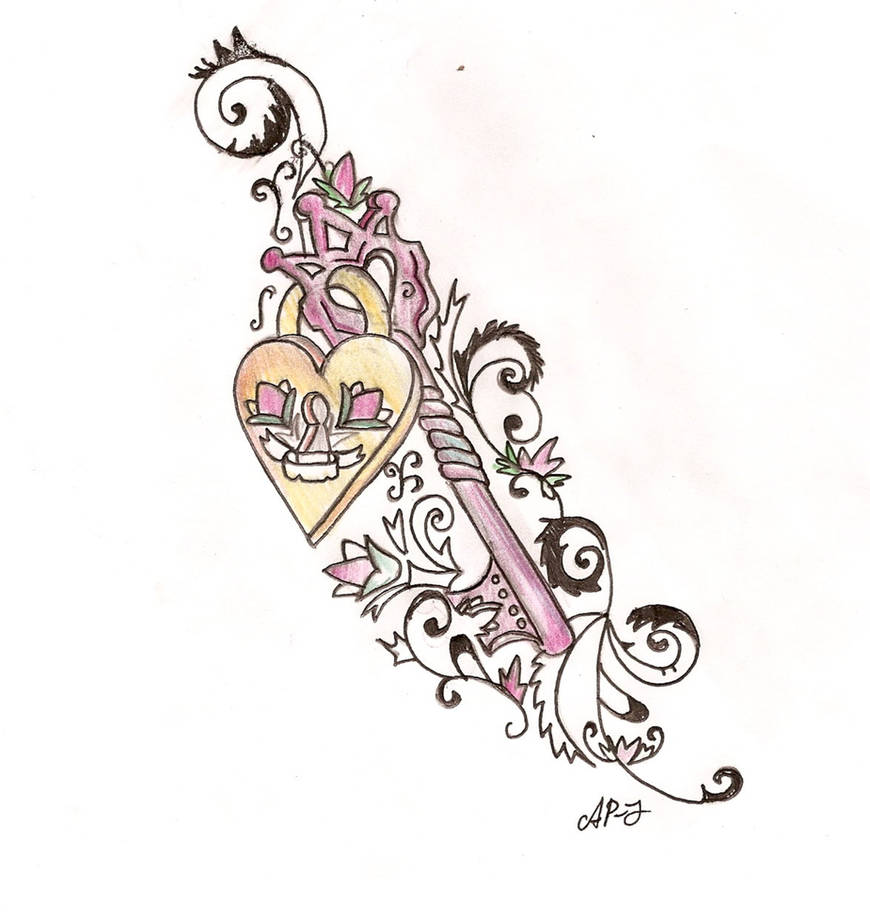 Key and Lock tattoo design by Cupcake-Lakai on DeviantArt