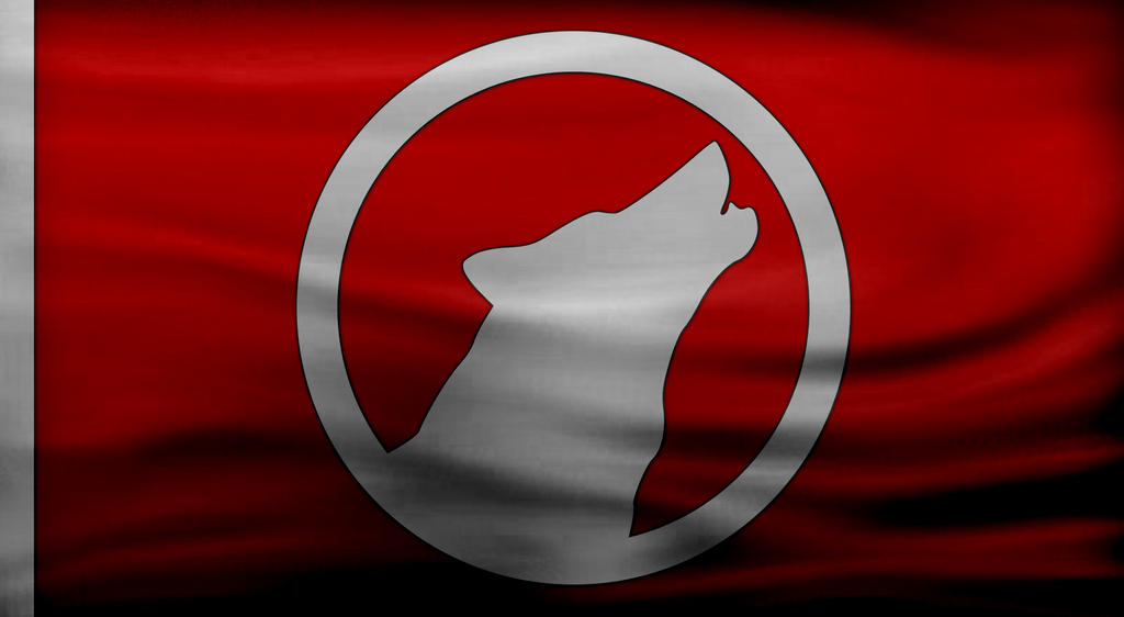 wolf flag by telafer on deviantart