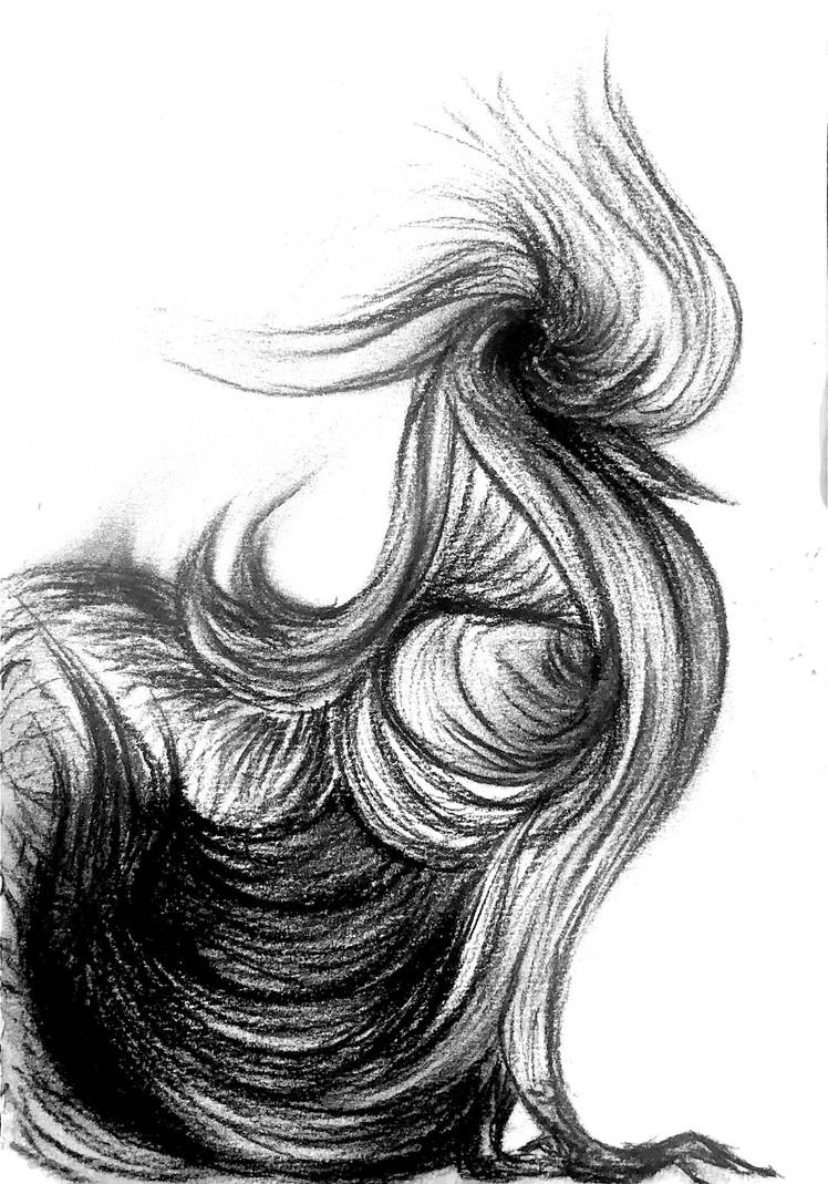 Charcoal Rooster by addoesco on DeviantArt