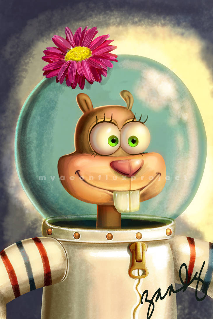 Sandy Cheeks Overthinking Sandy Cheeks by myaeonfluxproject on DeviantArt