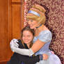 Disney Jan 2016 - Cinderella and I exchange hugs