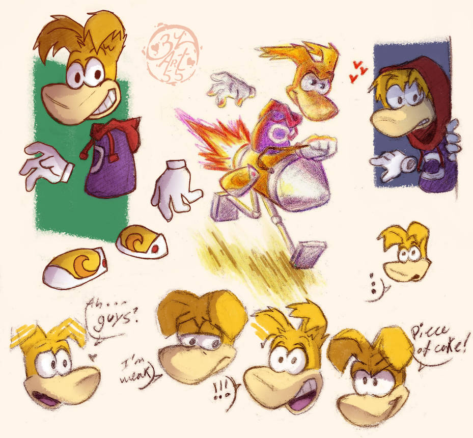 Rayman by Bzart55 on DeviantArt