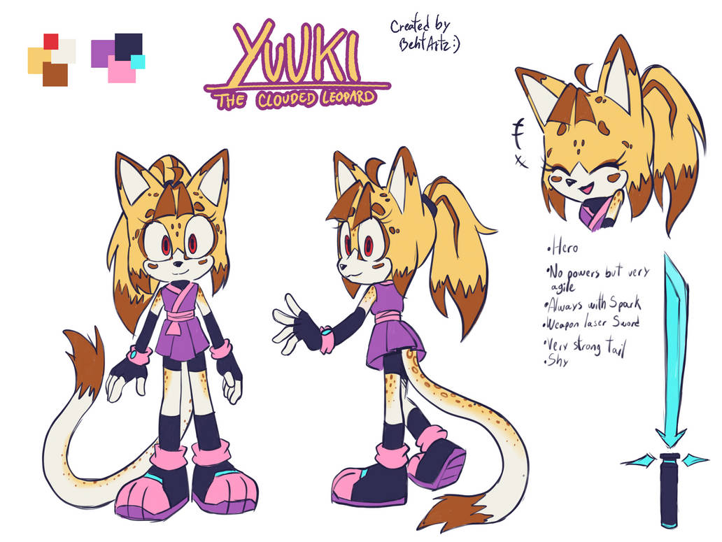 Yuuki ref sheet by Bzart55 on DeviantArt