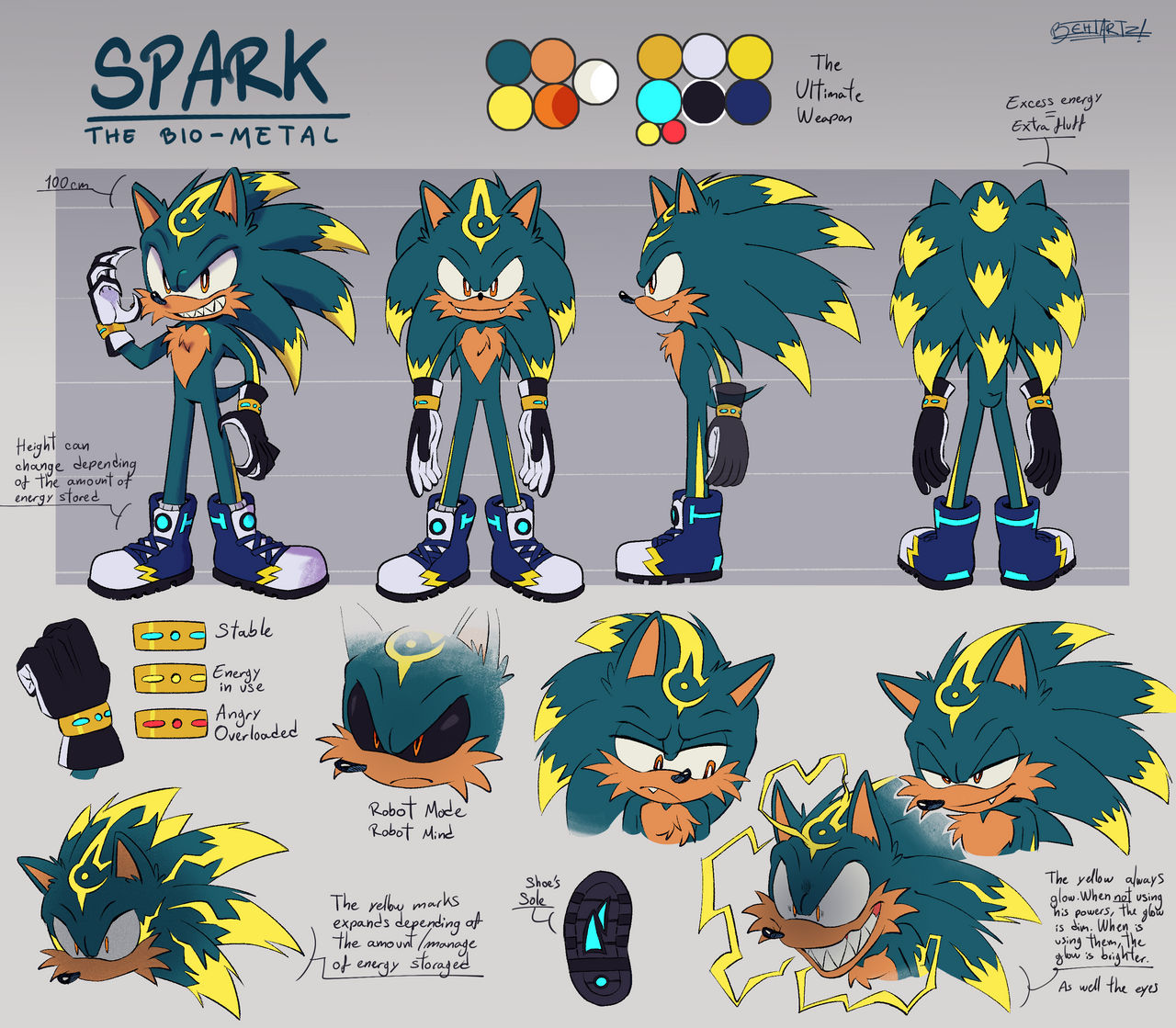 Spark Racter Spark character sheet by Bzart55 on DeviantArt