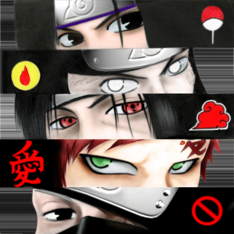 Naruto: Ninja Eyes and symbols