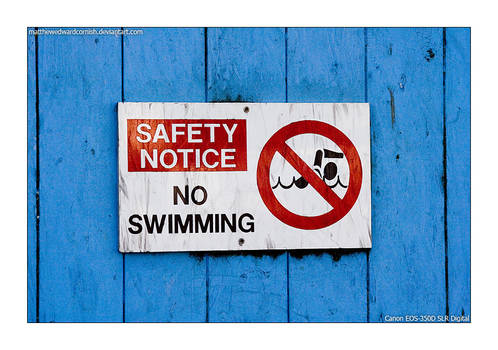 No Swimming