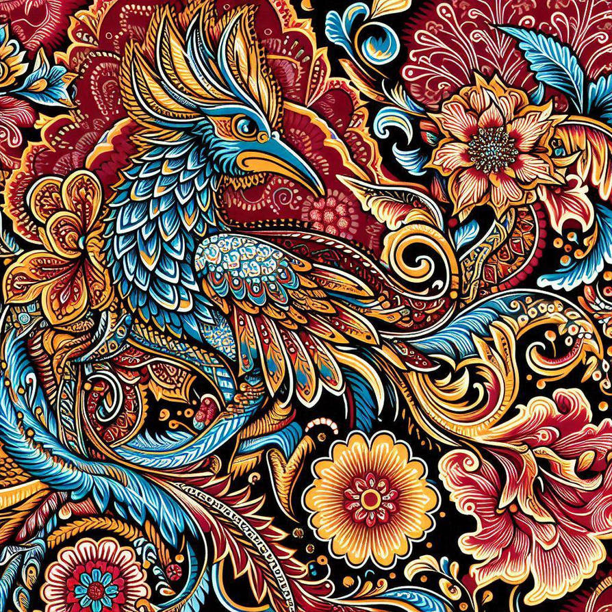 Javanese Batik Art Bird Motif by Kurnia79 on DeviantArt