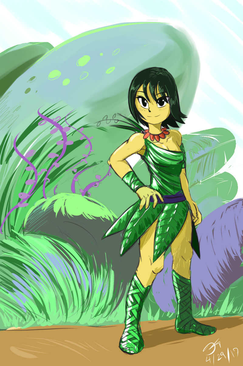Ashi Rave Samurai Jack: Ashi's New Look! by MinionKing on DeviantArt