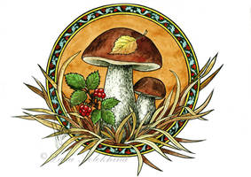 Birch mushroom