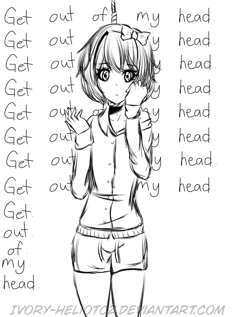 Sketch Ddlc Sayori Sayonara By Ivory Heliotcz On Deviantart Sketch Ddlc Sayori Sayonara By Ivory Heliotcz On Deviantart