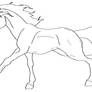 Free horse lineart