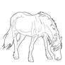 Horsey lineart 4 ps or gimp