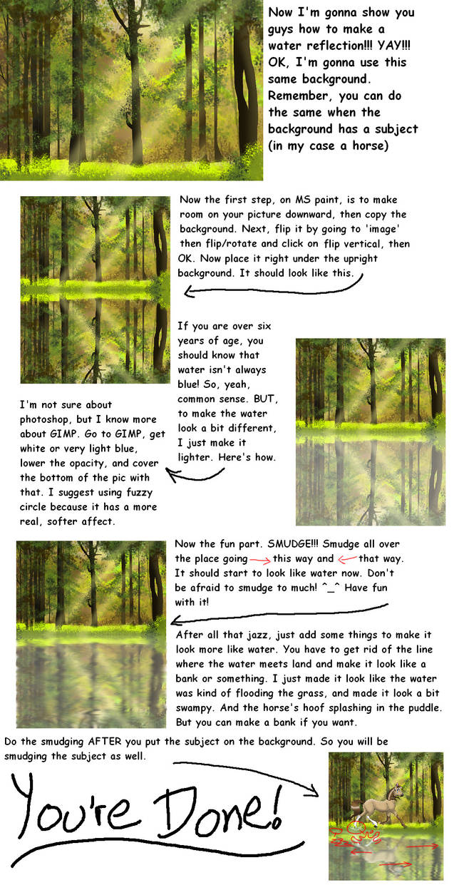 Quick reflection tutorial by kokamo77 on DeviantArt