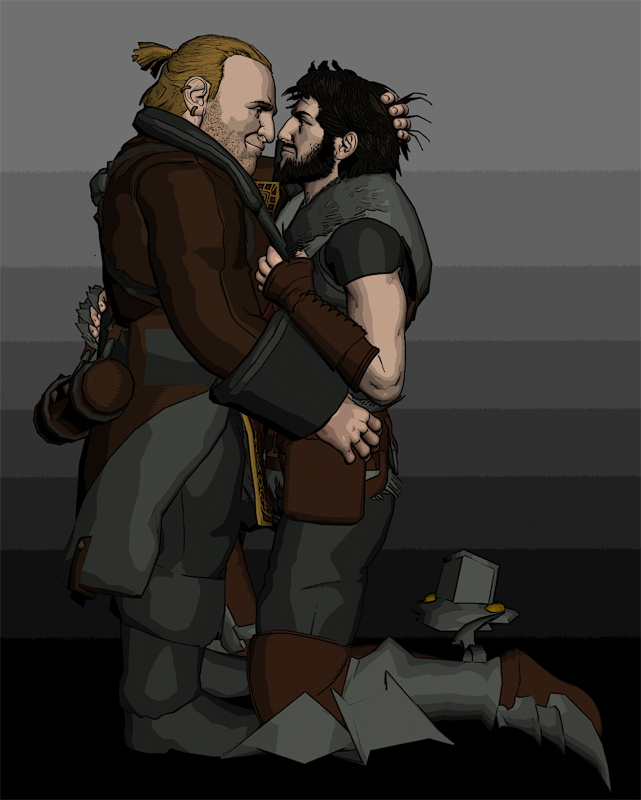 Hawke and Varric