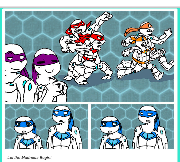 Tumblr Post: TMNT Double Fast Forward