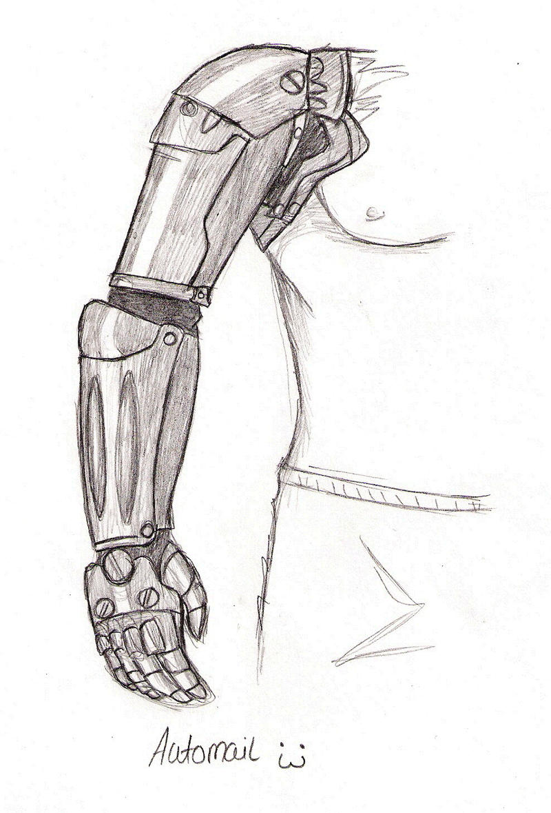 Draw Automail Ed's automail by SakuraSyanide on DeviantArt