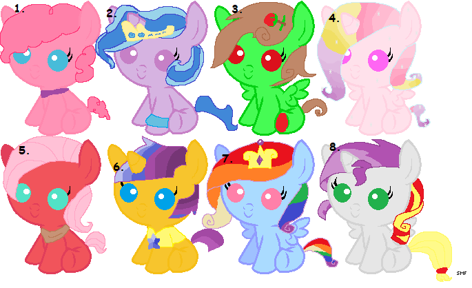 Baby Pony Adoptables!!!