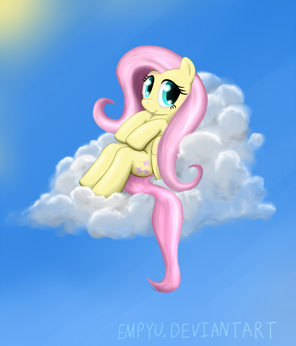 Fluttershy on a Cloud ver. 1