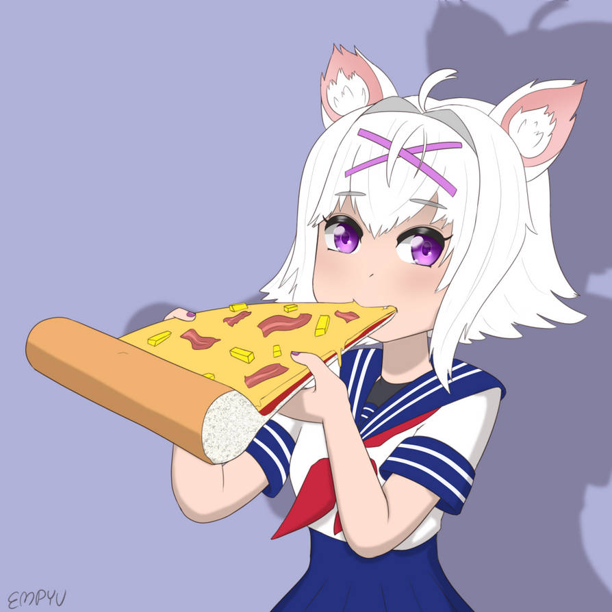 Filian's Small Pizza by Empyu on DeviantArt
