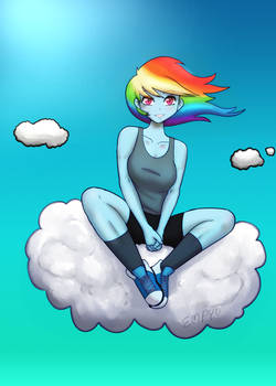 Windy Day Rainbow Dash