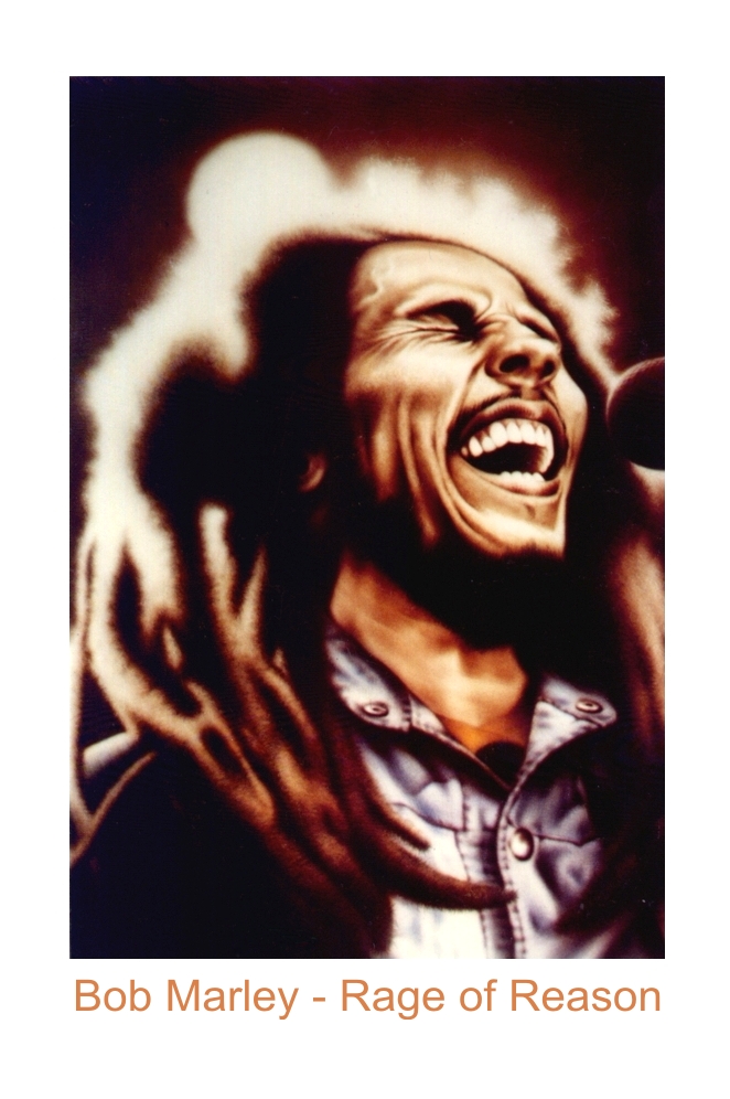 Airbrush Bob Marley