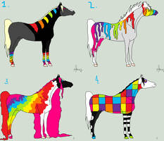 Rainbow Horse Adoptables